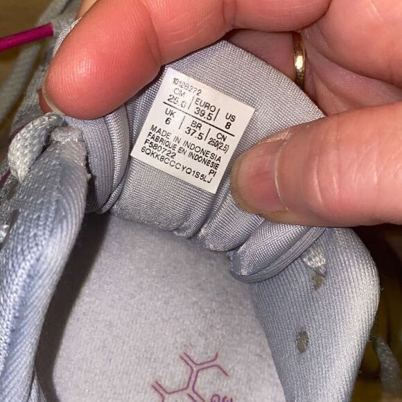 ASICS Gel Kayano 29 Running Shoes Grey Piedmont Grey Purple Orchid Size 8 - Picture 9 of 11